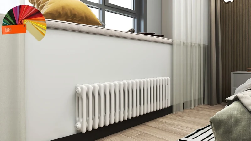 Kolom Low Level Three Column Radiator - Various Sizes - Bespoke Colours