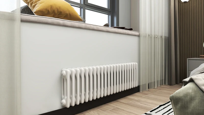 Kolom Low Level Three Column Radiator - Various Sizes - White