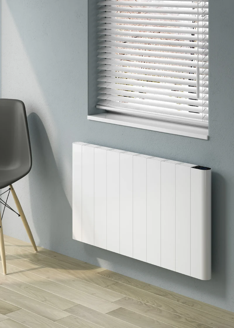 Maia Horizontal Electric Aluminium Radiator - Various Sizes - White