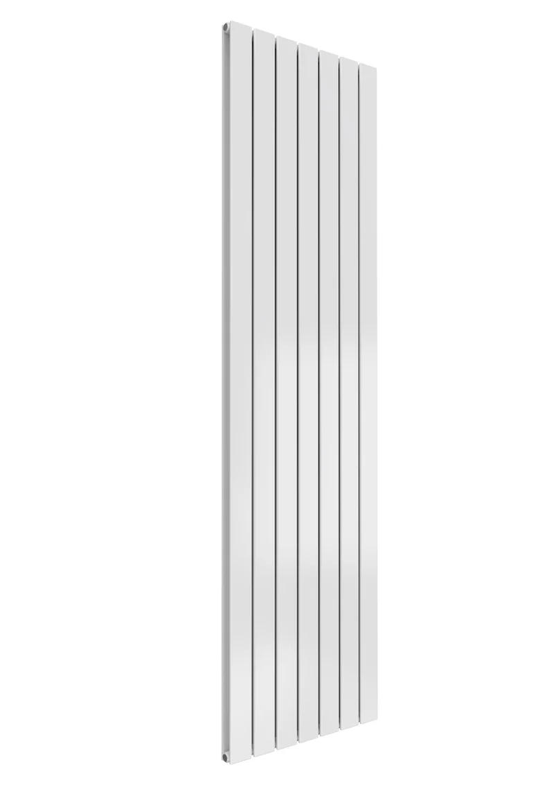 Flat Vertical Double Radiator - Various Sizes - White