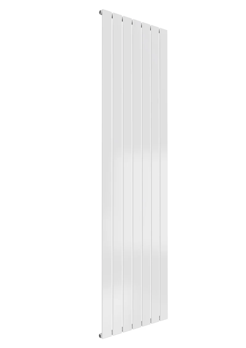 Flat Vertical Single Radiator - Various Sizes - White