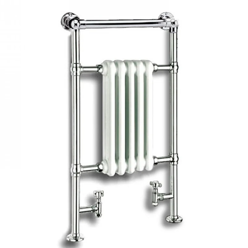 Oxford Traditional Column Towel Rail - White - Various Sizes