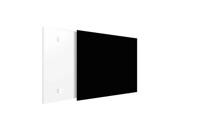 Welltherm TA0580 Satijn Zwart Glazen Infraroodpaneel