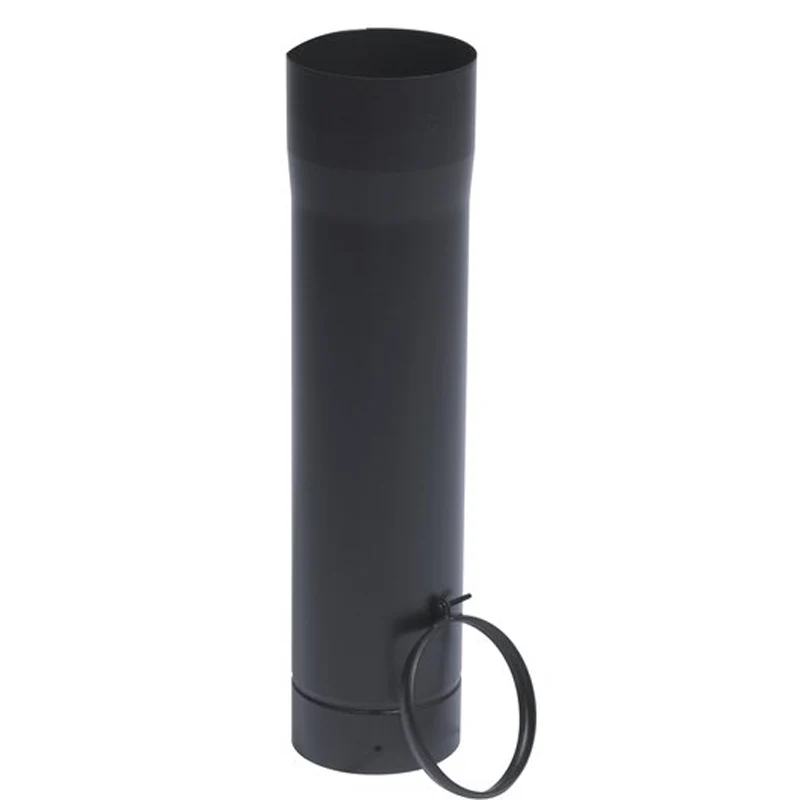 Schuifbuis Ø150 mm – 500 mm – Enkelwandig geëmailleerd staal