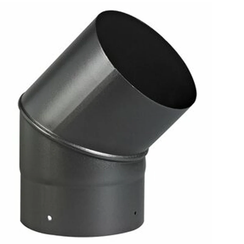 Bocht 45° – Ø150 mm – Enkelwandig geëmailleerd staal