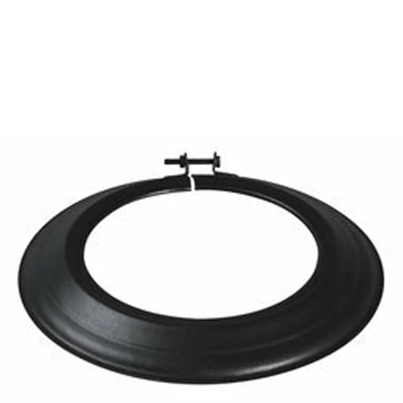 Rozet Ø125 mm – Enkelwandig geëmailleerd staal