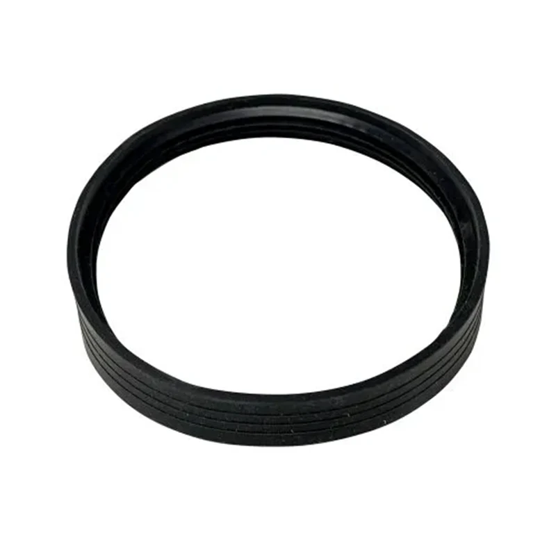 Siliconenring Ø80 mm – Pelletkachelafvoer – Siliconen zwart