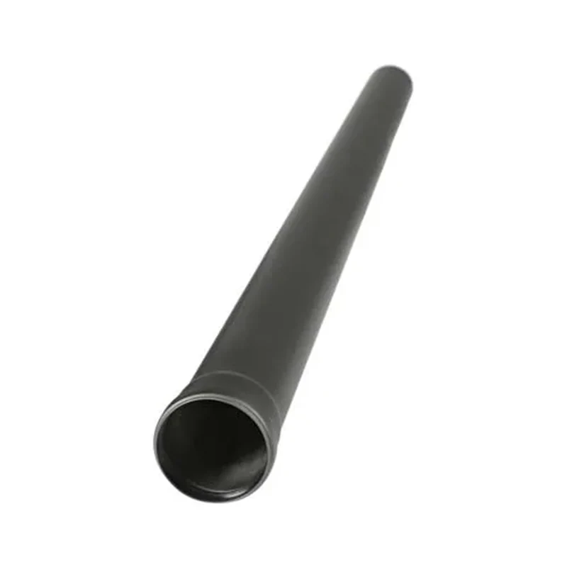 Pijp Ø80 mm – 100 cm – Pelletkachelafvoer – Zwart staal