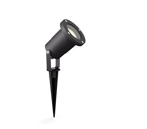 Philips LED buitenlamp Massive Puled grondspies zwart