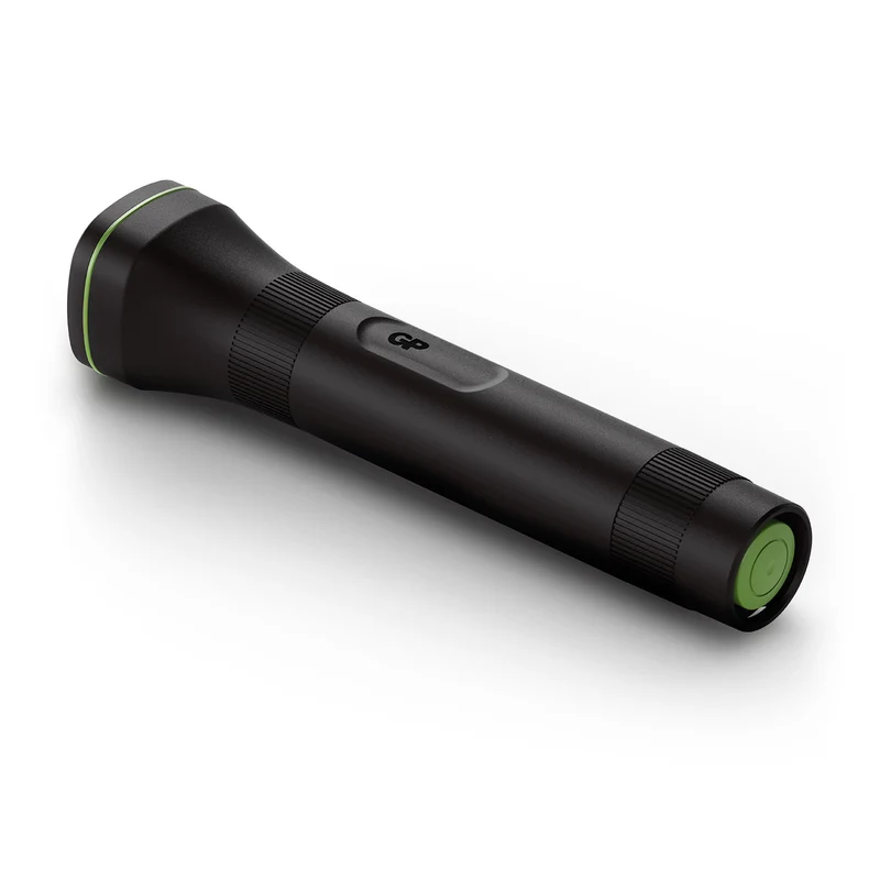 GP C107 LED zaklamp plastic zwart