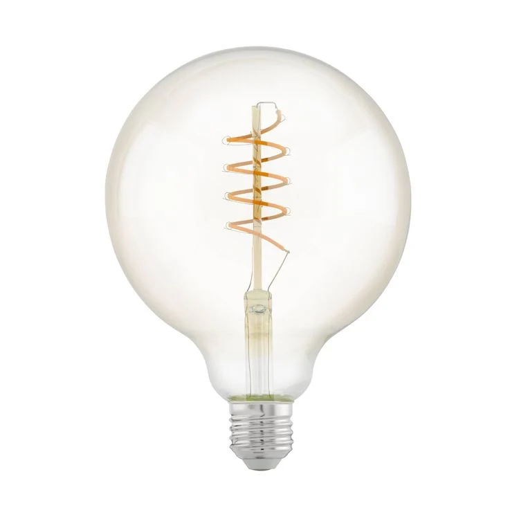 Eglo G125 LED globe dimbaar E27 goud extra warm wit 4W 270LM