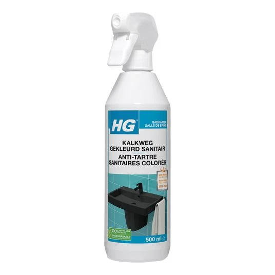 HG kalkweg gekleurd sanitair 500ml