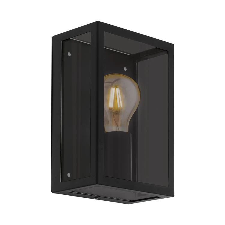 Eglo Alamonte LED buiten wandlamp zwart staal verzinkt