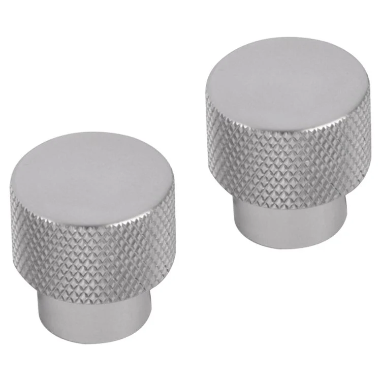 Differnz Utrecht knop aluminium mat chroom 25mm 2st