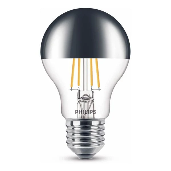 Philips LED kopspiegellamp dimbaar E27 7,5W mat 6x10,6cm