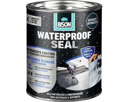 Bison Waterproof Seal coating antraciet 1kg