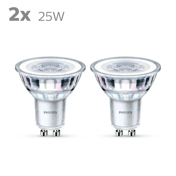 Philips LED spotlamp GU10 3,1W helder 5x5,4cm