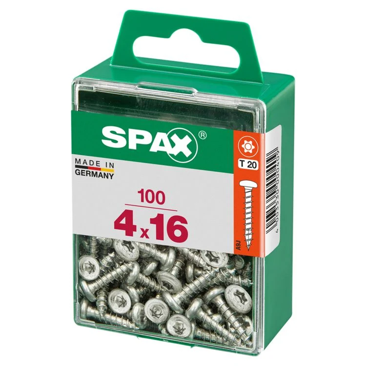 Spax schroef T-star plus bolkop 4x16mm 100st