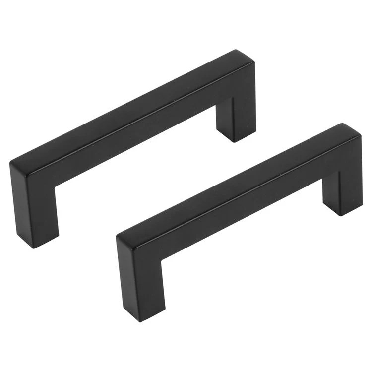 Differnz meubelgreep RVS mat zwart 106x32mm 2st