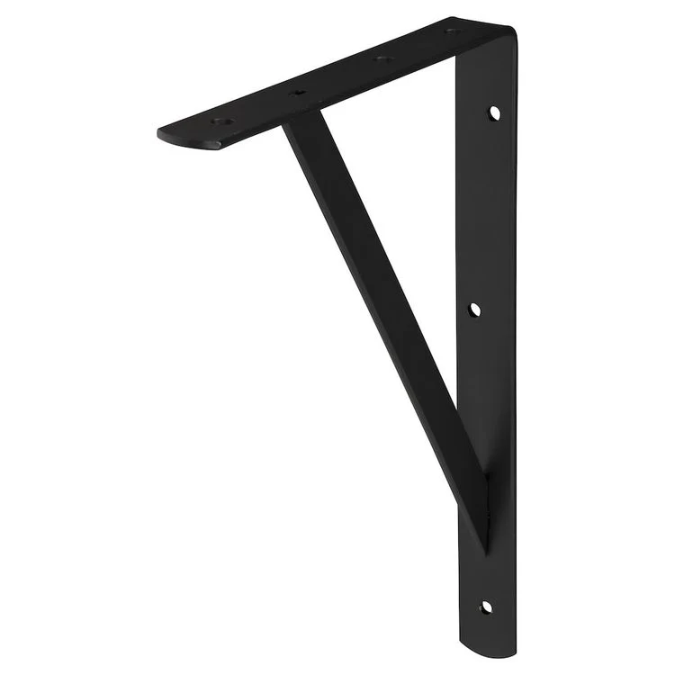 Duraline plankdrager zwaar enkel metaal mat zwart 20x30cm