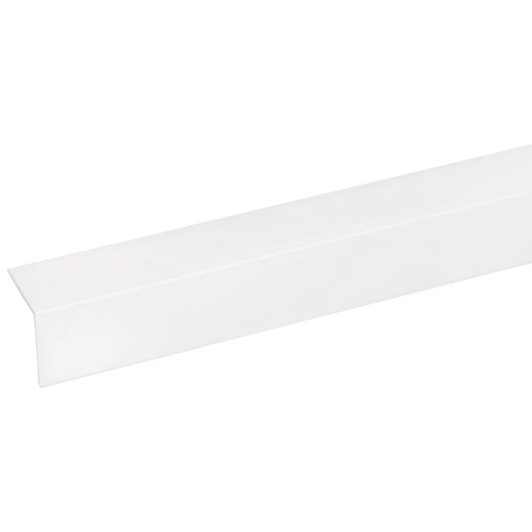 Hoekprofiel kunststof wit 20x20mm 2,6m