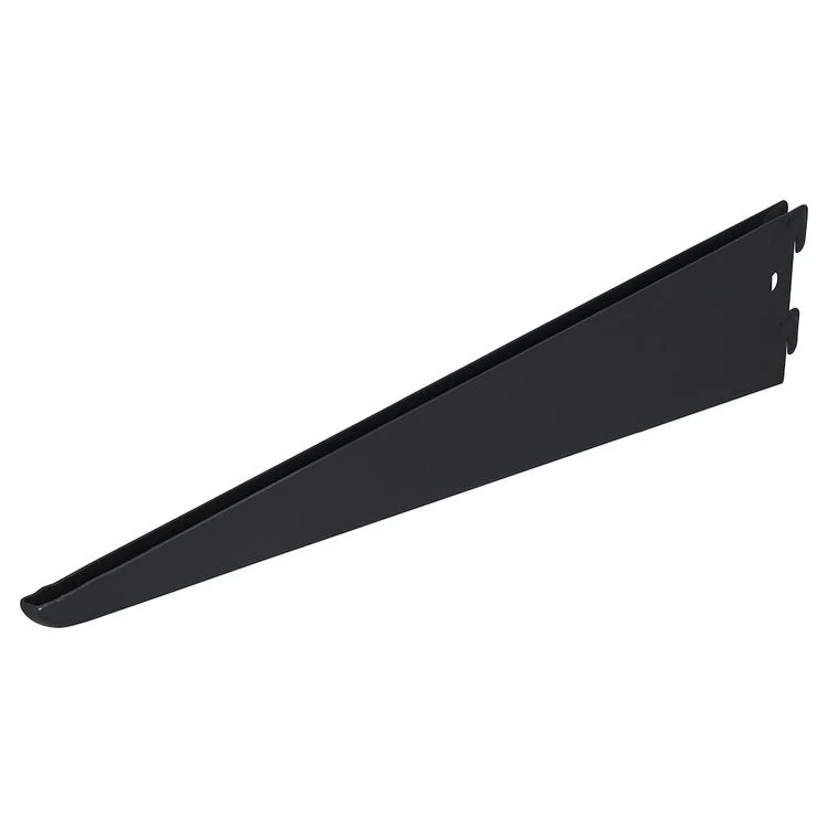Duraline F-systeem plankendrager dubbel metaal zwart 47cm