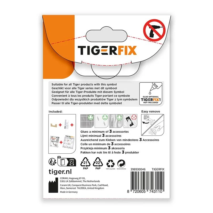 Tiger Tigerfix montagelijm kleurloos
