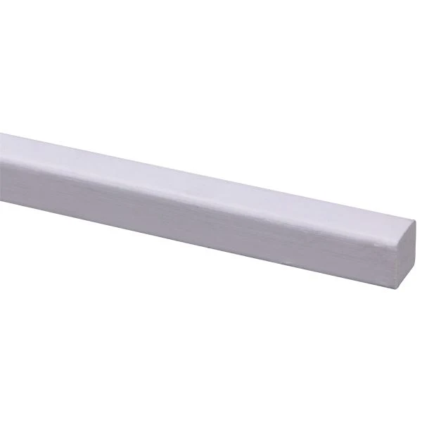Glaslat hardhout 17x17mm 2,7m