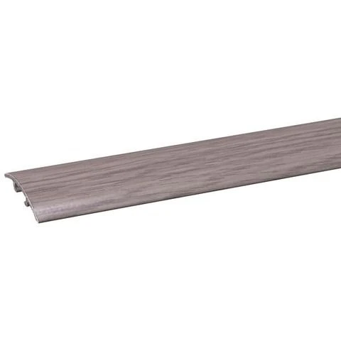 JéWé overgangsprofiel gelijk aluminium grijs eiken 33x4mm 0,95m