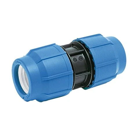 Martens klemkoppeling hoge druk PVC recht 16mm