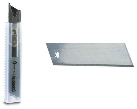 Stanley mes staal 112mm 10 stuks