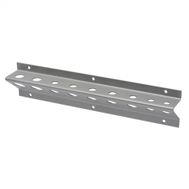 Duraline universele houder enkel staal mat zilver 30x3,9x6,3cm
