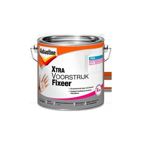 Alabastine Xtra Voorstrijk fixeer mat transparant 2,5l