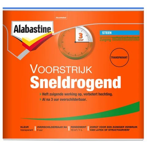 Alabastine Voorstrijk sneldrogend mat transparant 1l