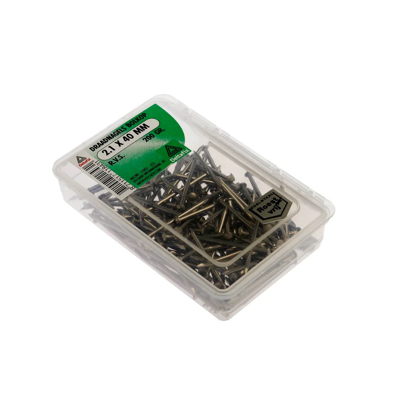 Deltafix draadnagel RVS 2,1x40mm 200gr