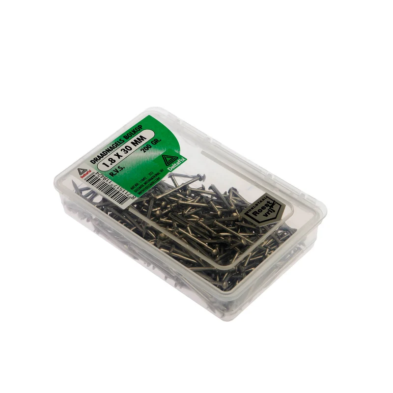 Deltafix draadnagel RVS 1,8x30mm 200gr