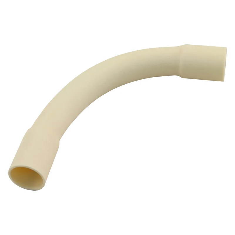 Pipelife bocht pvc 5/8" creme 5st