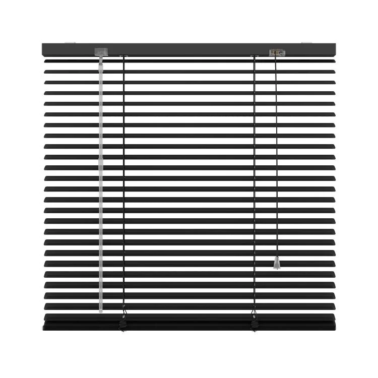 Decosol 320 horizontale jaloezie aluminium mat zwart 160x180cm