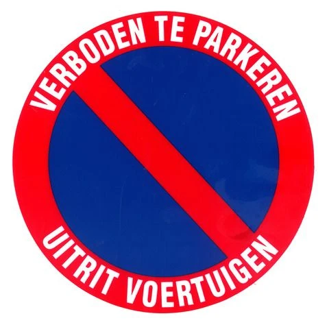 Pickup pictogram verboden te parkeren ∅300mm