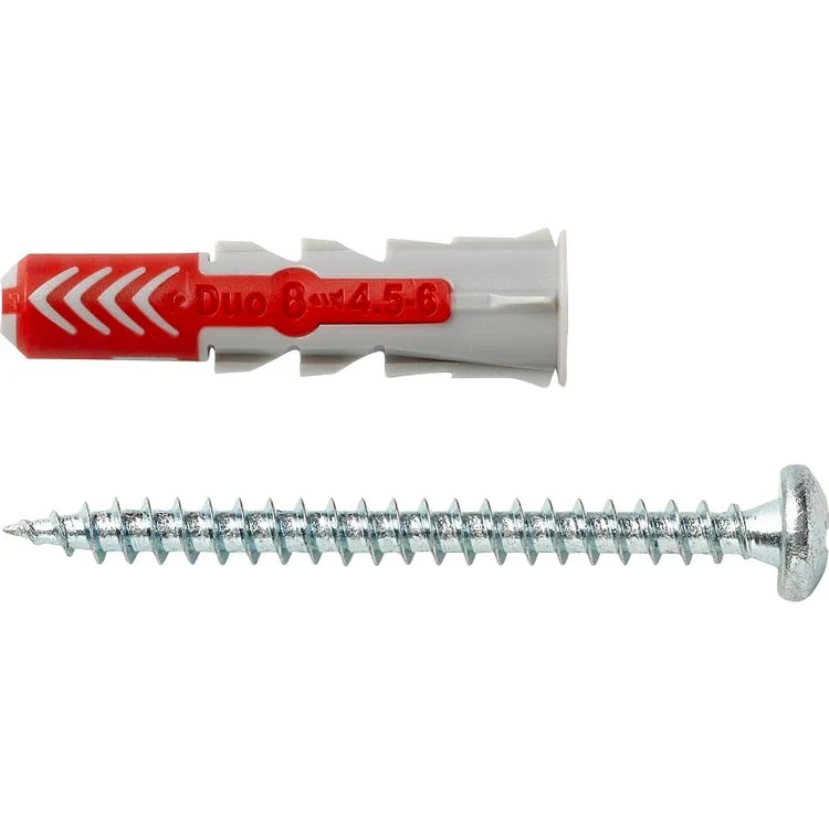 Fischer DuoPower universeelplug PH2 nylon 8x40mm 50st