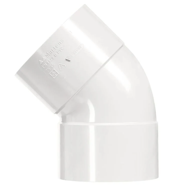 Bocht 45° PVC 40mm