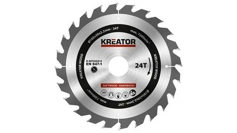 Kreator cirkelzaagblad 24T 185mm