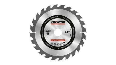 Kreator cirkelzaagblad 24T 210mm