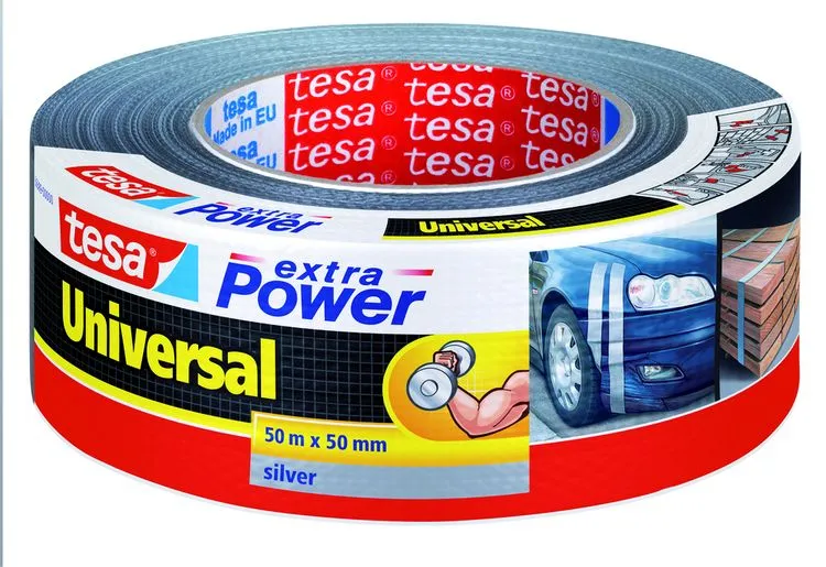 Tesa Extra Power Universal montagetape grijs 50mm 50m