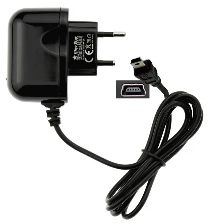 Thuislader TomTom oplader mini USB vaste kabel