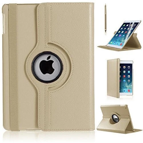 iPad 2018 hoes - 360 graden draaibaar - champagne Gold