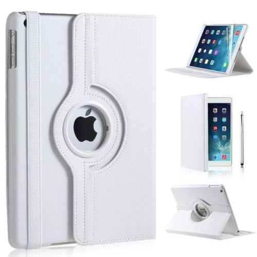 iPad 2018 hoes - 360 graden draaibaar - wit
