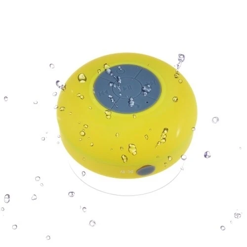 Draadloze Bluetooth Luidspreker Spatwaterdicht + USB LADER Geel
