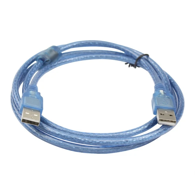 USB 2.0 USB A male - USB A male 3 meter - Blauw