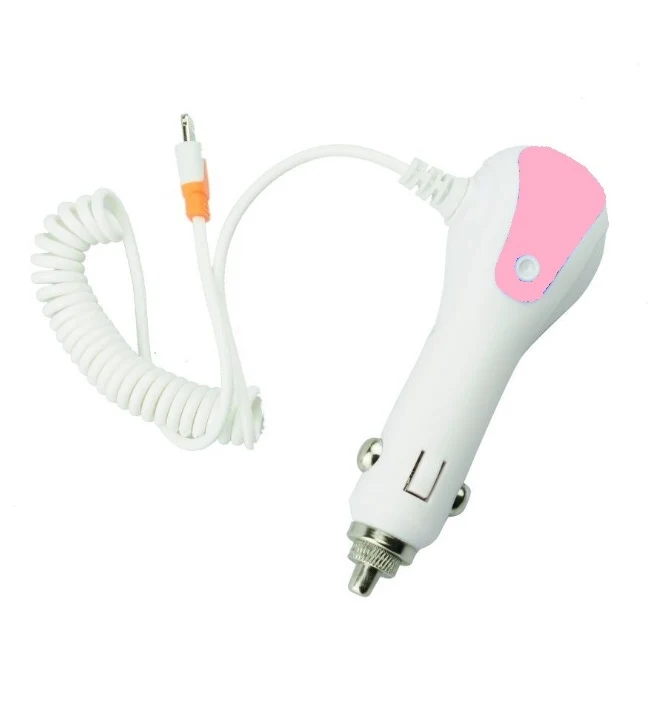 iPhone Autolader - Lightning - WIT-ROZE + Extra USB poort